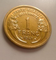 1 FRANC 1941- MORLON - Cupro-alu - TTB  (B14 - 07) - H. 1 Franc