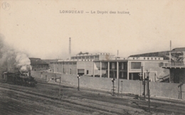 Longueau  - Le Depot Des Huiles  ( Train )- Scan Recto-verso - Longueau