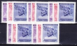Boheme Et Moravie 1943 Mi 114-6 (Yv 102-4), (MNH)** - Unused Stamps