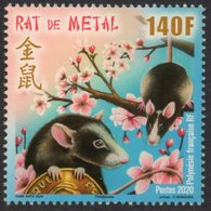 Polynésie Française 2020 - Nouvel An Chinois, Année Du Rat - 1 Val Neuf // Mnh - Unused Stamps