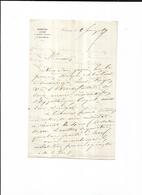 4044 Correspondance 1857 ROUDIAS Avoué à Bordeaux ( 33 ) - Manuscripts