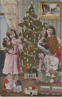 Joyeux Noel Vroolijk Vrolijk Kerstmis Christmas Kinderen Enfants Children Carte Fantaisie Fantasie CPA 1911 Speelgoed - Sonstige
