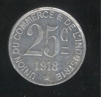 25 Centimes Saint Germain En Laye 1918 - Monnaie De Nécessité - SUP - Andere & Zonder Classificatie