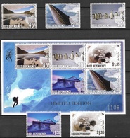 Ross 2005 MiNr. 94 - 98 (Block 1) NEW ZEALAND LIMITED EDITION ANIMALS MARINE MAMMALS WHALES BIRDS 5v + 1 MNH** 413,00 € - Neufs