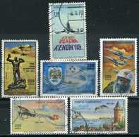 Türkiye 1971 Mi 2220-2225 Regular Airmail Stamps, Air Post, Aircraft, Plane - Poste Aérienne