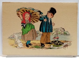 LES PETITS MÉTIERS - LA PETITE MARCHANDE DE BEURRE - ENFANTS - CHIEN - ILLUSTRATION NAUDY - BARRE DAYEZ 1209 L - Naudy