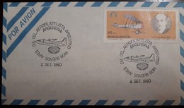 O) 1980 ARGENTINA, AVRO GOSPORT BIPLANE - MAJ FRANCISCO DE ARTEGA AIR FORCE - FIRST DIRECTOR OF MILITARY -1927 - AIRCRAF - Covers & Documents