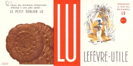 Ancien Buvard Collection LE PETIT ECOLIER LU BISCUIT LEFEVRE UTILE N°5 - Sucreries & Gâteaux