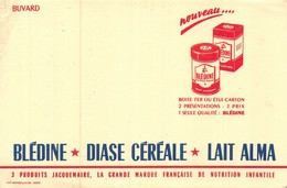 Ancien Buvard Collection BLEDINE DIASE CEREALE JACQUEMAIRE - Produits Laitiers