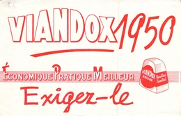 Ancien Buvard Collection BOUILLON VIANDOX 1950 - Alimentare