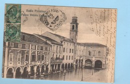 BADIA POLESINE Rovigo Piazza Vittorio Emanuele Viaggiata 1909 - Rovigo