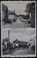 Jemeppe-sur-Sambre Saint-Martin Rue Des Fonds Rue Des Ecoles Chevaux De Trait Trekpaarden Cart Horses Draft - Jemeppe-sur-Sambre