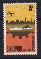 Singapore: 1969   150th Anniv Of Founding Of Singapore   SG121    15c     Used - Singapore (1959-...)