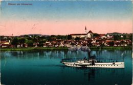 CPA AK Diessen Am Ammersee - Totalansicht Mit Dampfer GERMANY (962631) - Diessen