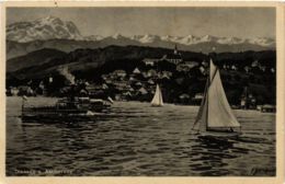 CPA AK Diessen Am Ammersee - Totalansicht Mit Dampfer GERMANY (962654) - Diessen