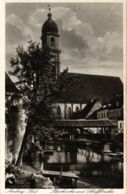 CPA AK Amberg - Pfarrkirche Und Schiffbrucke GERMANY (962796) - Amberg