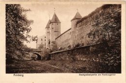 CPA AK Amberg - Stadtgrabenpartie Am Nabburgertor GERMANY (962876) - Amberg