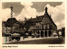 CPA AK Amberg - Marktplatz Mit Rathaus GERMANY (962946) - Amberg