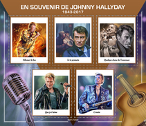 Vignettes Timbres Johnny Hallyday 1943 - 2017 Souvenir Hommage COLLECTOR 5000 Ex - Andere Producten