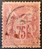 FRANCE 1885 - Canceled - YT 81 - 75c - 1876-1898 Sage (Type II)