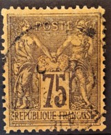 FRANCE 1890 - Canceled - YT 99 - 75c - 1876-1898 Sage (Type II)