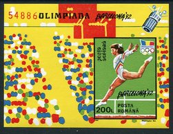 ROMANIA 1992 Olympic Games Block MNH / **..  Michel Block 275 - Nuevos