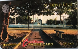 Saint Kitts § Nevis  - Phonecard -  Cable § Wireless - Independence Square   -  EC$60 - Saint Kitts & Nevis