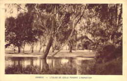 ZAMBIE ZAMBIA Eglise De LEALUI Sur Le Zambèze Pendant L'Inondation - Zambie