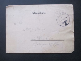 3. Reich 1944 Feldpost 2. WK Gedruckte Feldpostkarte Mit Der Postanschrift Für Jegliche Postsendungen - Lettres & Documents