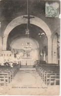 MONT SAINT JEAN   COTE D'OR  21  CPA   INTERIEUR DE L'EGLISE - Autres & Non Classés