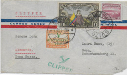 ECUADOR - 1947 - ENVELOPPE Par AVION CLIPPER De QUITO => GERA (GERMANY - ZONE RUSSE) - Ecuador