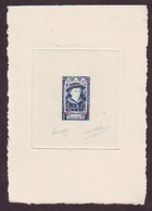 EPREUVE ARTISTE POSTE  Y/T 770 BLEU AU LIEU DE ROUGE  SIGNE LEMAGNY - ET DUFRESNE  - RARE - Prueba De Artistas