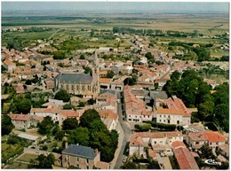 CPSM CPM Grand Format - 85 - St Michel En L'Herm - Le Centre Du Bourg Vue Aérienne - Saint Michel En L'Herm