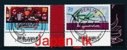 GERMANY Mi. Nr. 3305-3306 Grußmarken: Schreibanlässe - ESST Berlin - Eckrand Unten Rechts - Used - Usati
