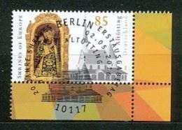 GERMANY  Mi.Nr. 3240 20 Jahre &bdquo;Shrines Of Europe&ldquo;: Altötting  - ESST Berlin - Eckrand Unten Rechts  - Used - Usati