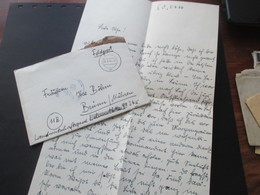3. Reich 1944 Feldpost 2.WK Brief Aus Amsterdamm Mit Tarnstempel Nn Nach Brünn Böhmen Und Mähren Mit Inhalt!! - Lettres & Documents