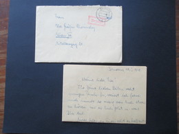 Österreich 1948 Notmaßnahme Gummistempel Bezahlt Und Handschriftl 40 Tagesstempel Bludenz Gräfin Chorinsky Wien - Lettres & Documents