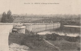 SEMUR    COTE D'OR  21  CPA LE BARRAGE DE PONT DE MASSENE - Semur