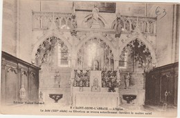 SAINT SEINE L'ABBAYE    COTE D'OR  21  CPA  L'EGLISE LE JUBE - Autres & Non Classés