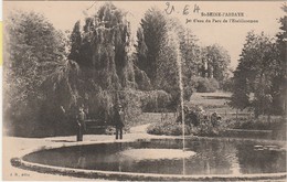 SAINT SEINE L'ABBAYE    COTE D'OR  21  CPA JET D'EAU DU PARC - Andere & Zonder Classificatie