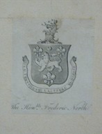 Ex-libris Armorié, Illustré XIXème - FREDERIC NORTH - Bookplates