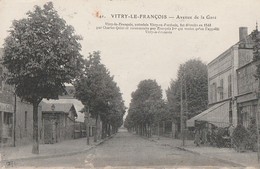 VITRY-LE-FRANCOIS. - Avenue De La Gare - Vitry-le-François