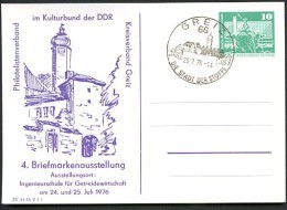 DDR PP16 D2/030 Privat-Postkarte SCHLOSS GREIZ Sost. 1976  NGK 4,00 € - Privé Postkaarten - Gebruikt