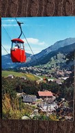 CPSM LES CONTAMINES MONTJOIE 1184 M  74 HAUTE SAVOIE VUE GENERALE ET TELESIEGE DE MONTJOIE ED CAP - Contamine-sur-Arve