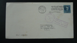Lettre Premier Vol First Flight Cover Cuba --> Key West Servicio Postal Aero 1927 - Brieven En Documenten