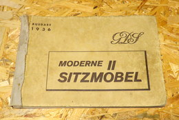 1936 Germany MODERNE SITZMOBLE Katalog VINTAGE Large Format - Catálogos