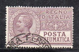 T123 - REGNO 1925 , Posta Pneumatica  20 Cent. N. 8 Usato (M2200) - Pneumatic Mail