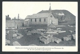 +++ CPA - QUAREGNON - Eglise Provisoire En Bois De La Nouvelle Paroisse...  // - Quaregnon