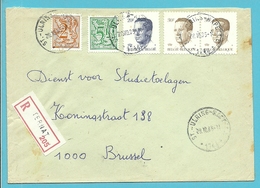 1903+1960+2126+2135 Op Brief Aangetekend Sterstempel * ST-ULRIKS-KAPELLE * Met Strookje TERNATH - 1981-1990 Velghe