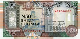 SOMALIA 50 SHILIN SOOMAALI 1991 P-R2a.1 UNC - Somalië